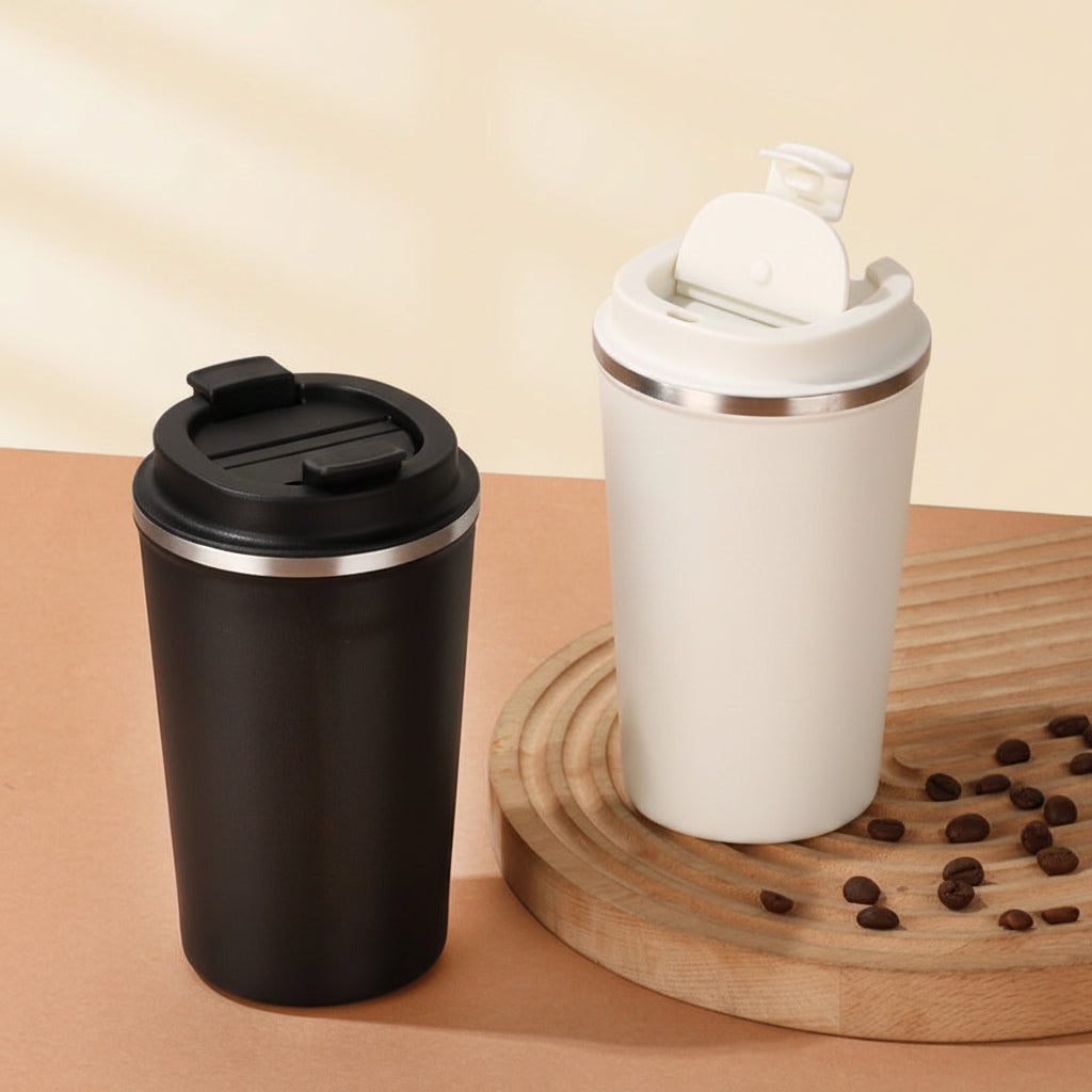 Mug Isotherme Inox Double Paroi Floral & Uni 350-530ml – CLEVI Paris