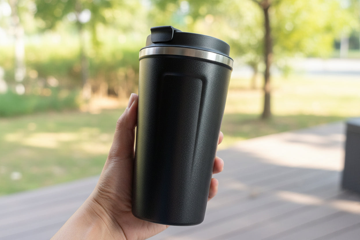 Mug Isotherme Inox Double Paroi Floral & Uni 350-530ml – CLEVI Paris