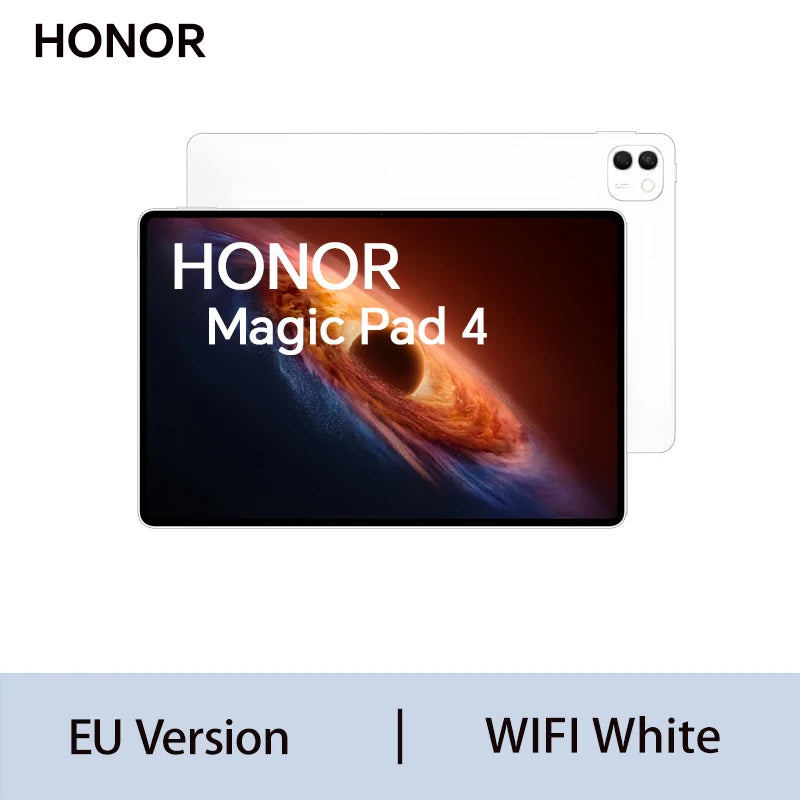 Tablette HONOR MagicPad 4 – 12,3" OLED 165Hz, Snapdragon 8 Gen5, Wi-Fi 7, 10100mAh, Android 16 – CLEVI Paris