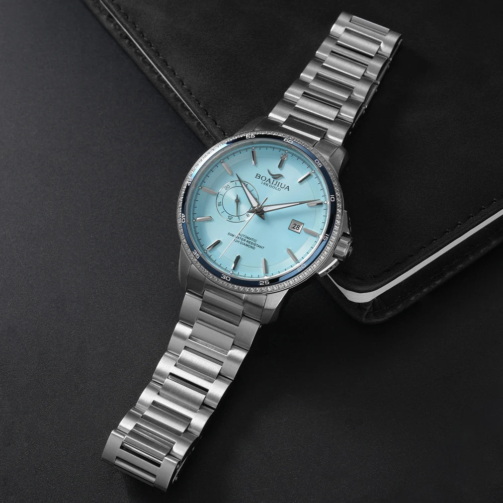 Montre BORIAGE B8001 Automatique Homme Saphir Miyota 8217 Waterproof 50M – CLEVI Paris