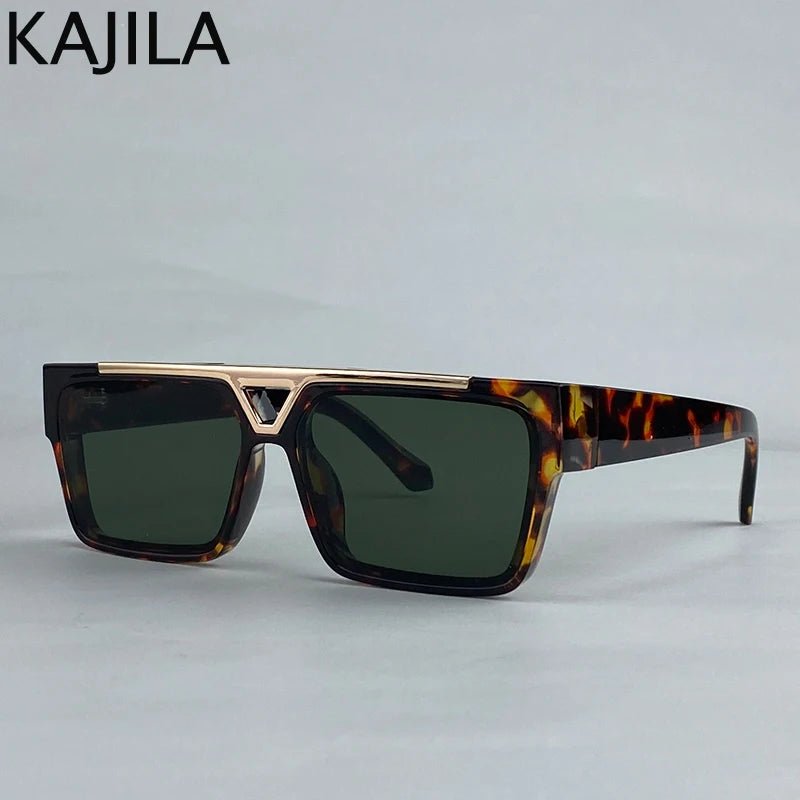 Lunettes de Soleil Oversize Carrées Steampunk Homme – Polarisées ou Dégradées UV400 Catégorie 3 Style Vintage Punk – CLEVI Paris