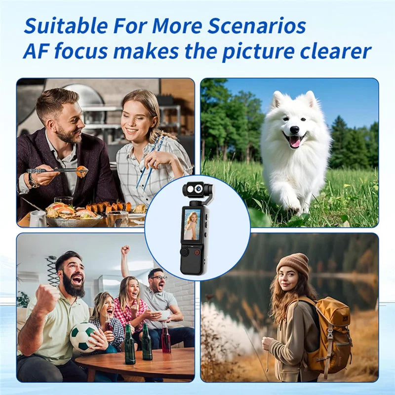 Caméra Sport Portable Lenovo 4K WiFi – Autofocus, Longue Autonomie, Vlogging & Moto – CLEVI Paris