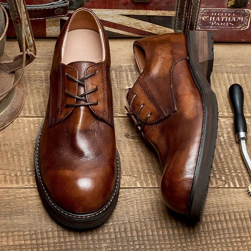 Brogues Homme Cuir Véritable Fait Main – CLEVI Paris