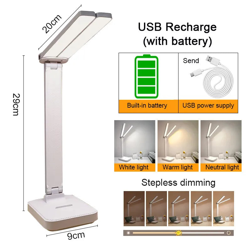 Lampe de Bureau LED Pliable — CLEVI Paris