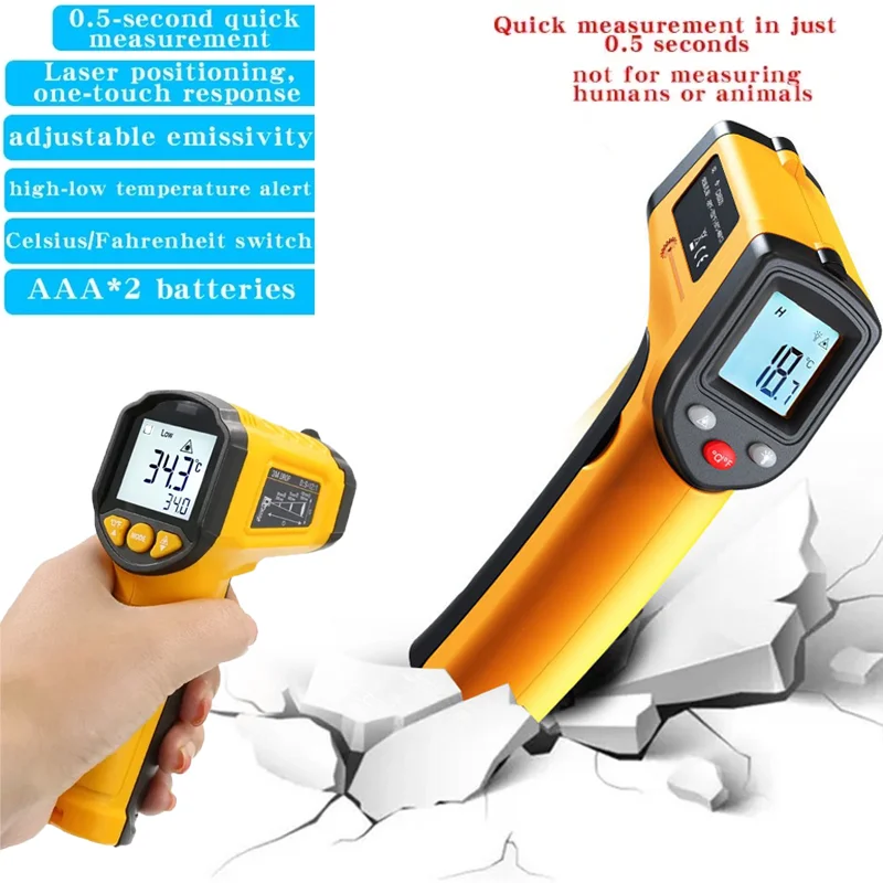 Thermomètre Infrarouge Sans Contact T380 / S600 — CLEVI Paris