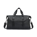 Sac Cabas Homme PVC/PU Motif Lettres Grande Capacité 46x25x18cm – CLEVI Paris