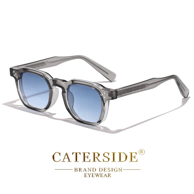 Lunettes de Soleil Style Punk Unisexe CATERSIDE – Monture Carrée Miroir UV400 – CLEVI Paris