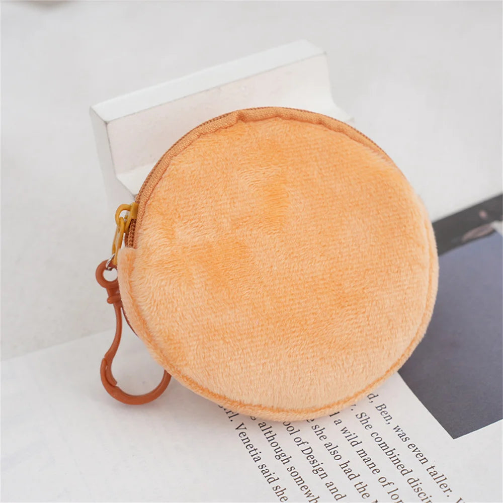 Porte-Monnaie Peluche Rond Kawaii — CLEVI Paris