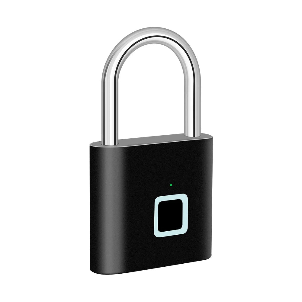 Cadenas Connecté Empreinte Digitale – Anti-Crochetage, Rechargeable, Gym / Bagage / Casier