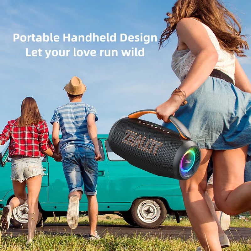 ZEALOT P12 Enceinte Bluetooth Portable 60W Waterproof IPX6 – CLEVI Paris