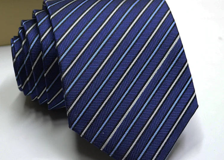 Cravate homme motifs variés 7–8 cm – CLEVI Paris