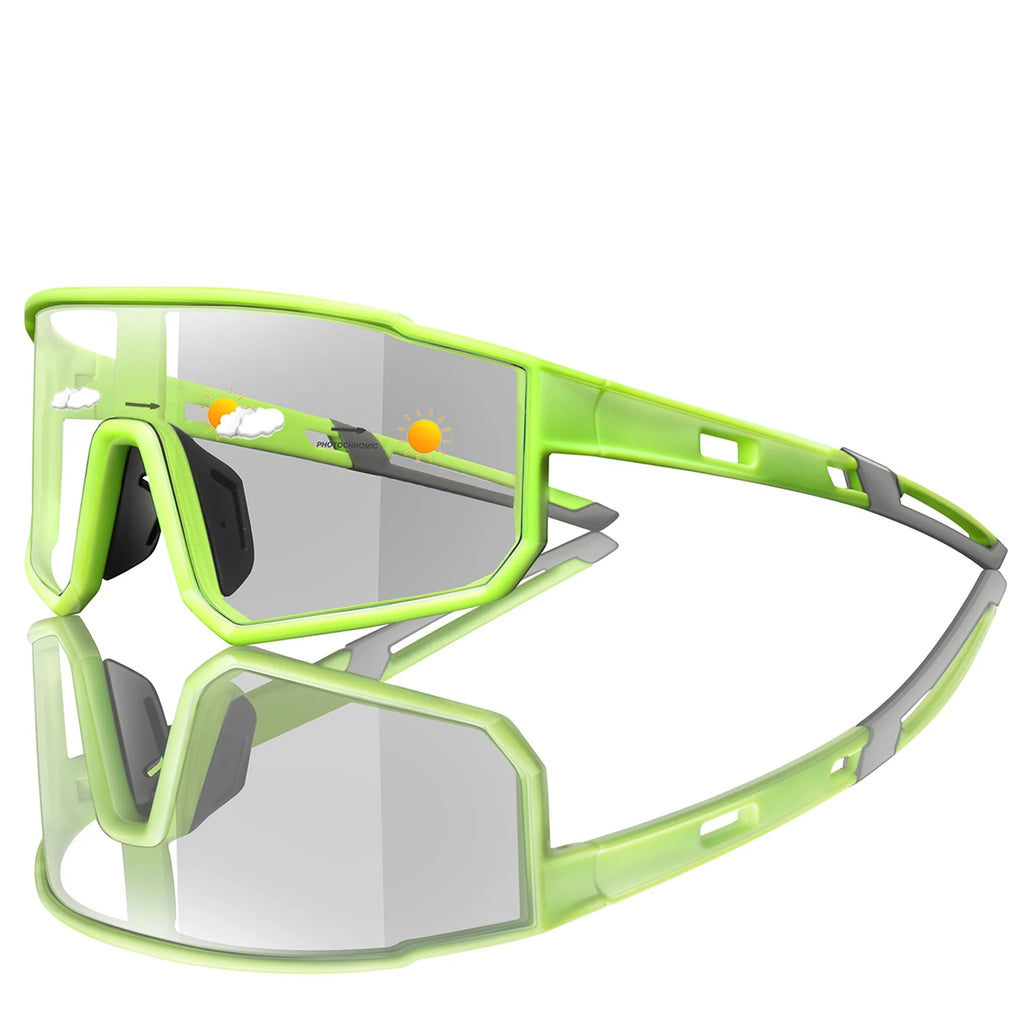 Lunettes Photochromiques Sport – Vélo VTT Running Pêche Mixte Coupe-Vent