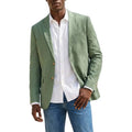 Blazer homme en lin mélangé, coupe ajustée – CLEVI Paris