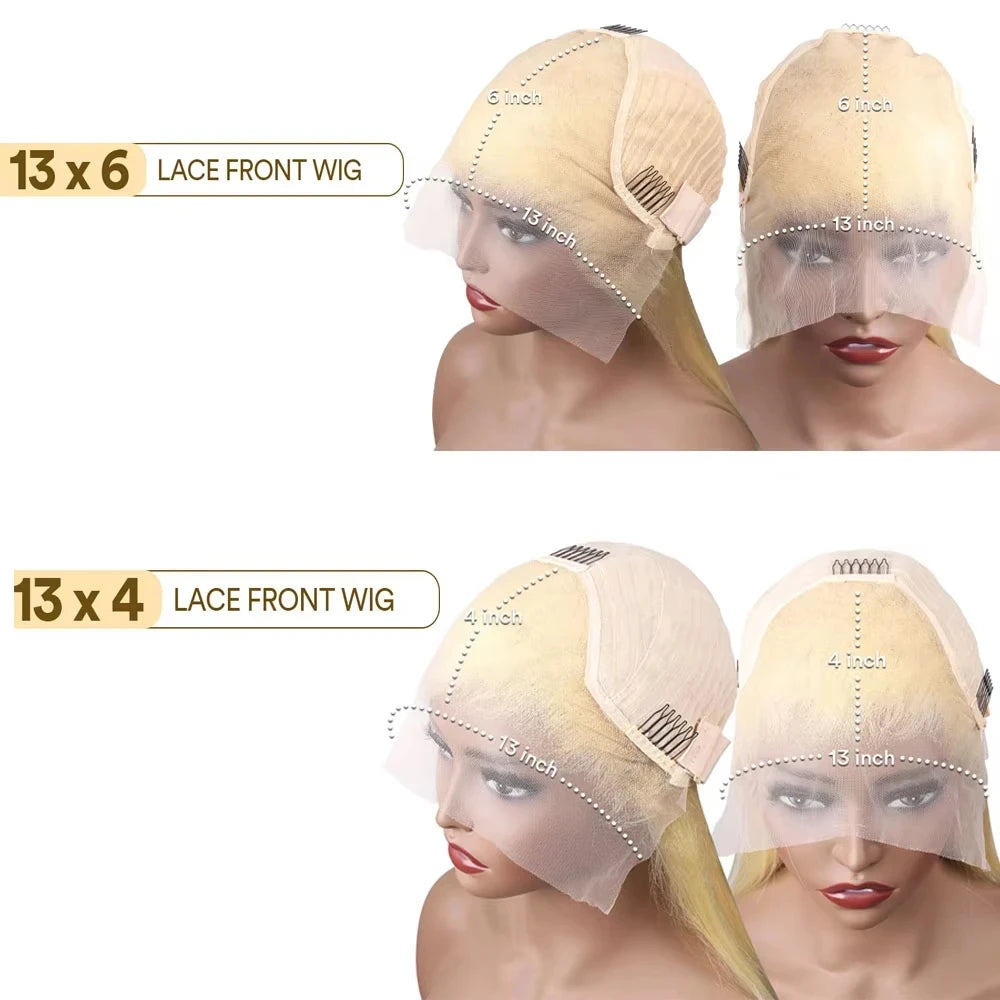 Perruque Lace Front 613 Blonde 13x6 Cheveux Humains – CLEVI Paris