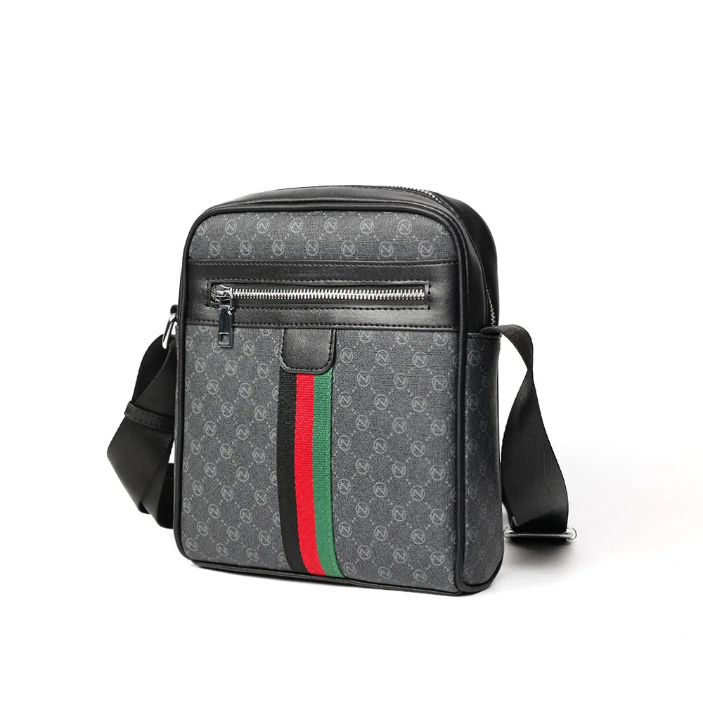 Sac Bandoulière Homme PU Léger – Sac Crossbody Sport & Casual, Poche Téléphone – CLEVI Paris