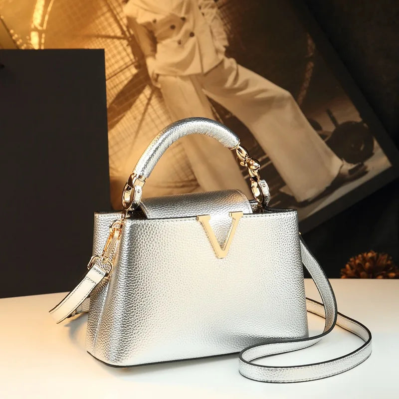 Sac Épaule Femme Cuir Synthétique Style Parisien Vintage Luxe – CLEVI Paris