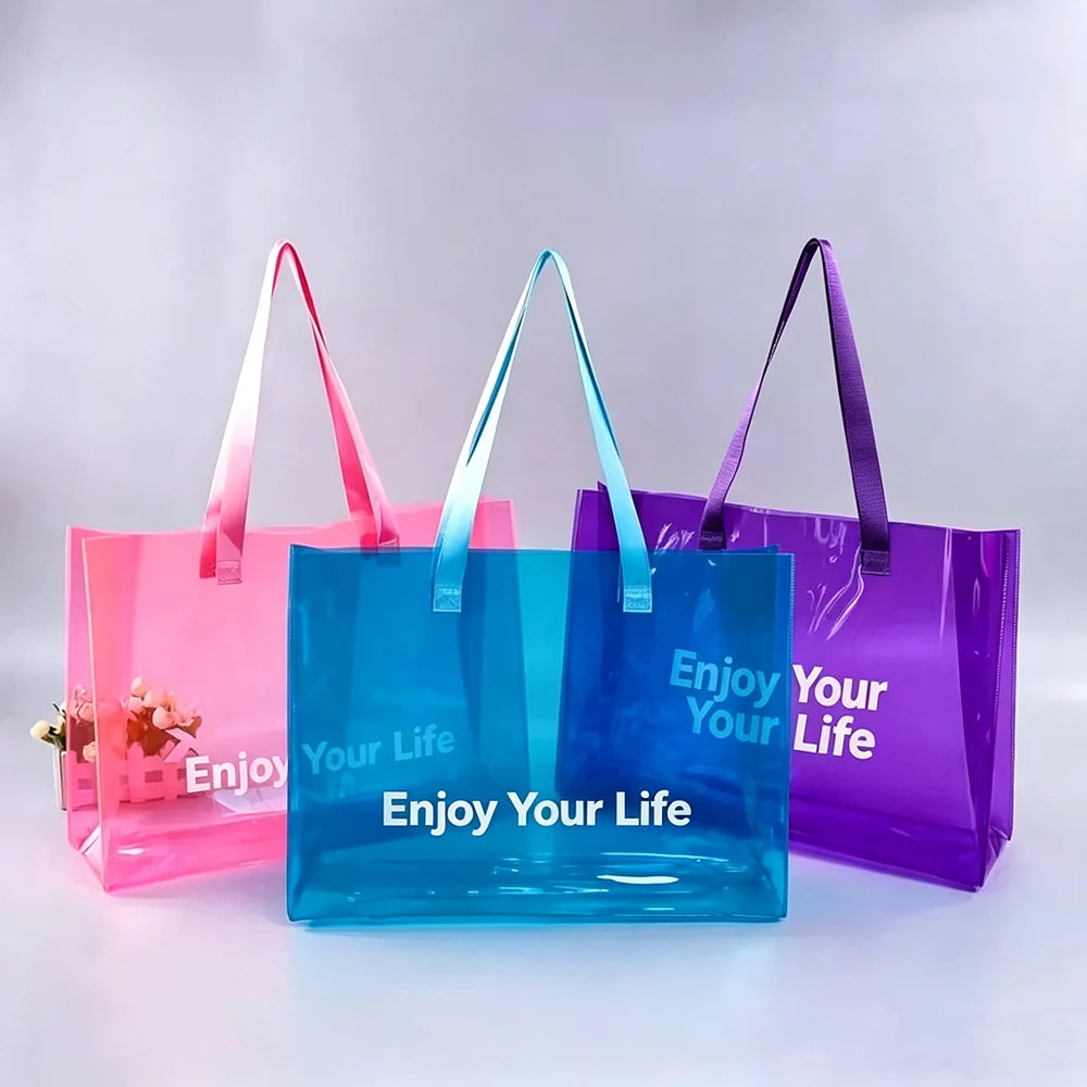 Sacs PVC Holographiques Transparents 200 pcs – CLEVI Paris