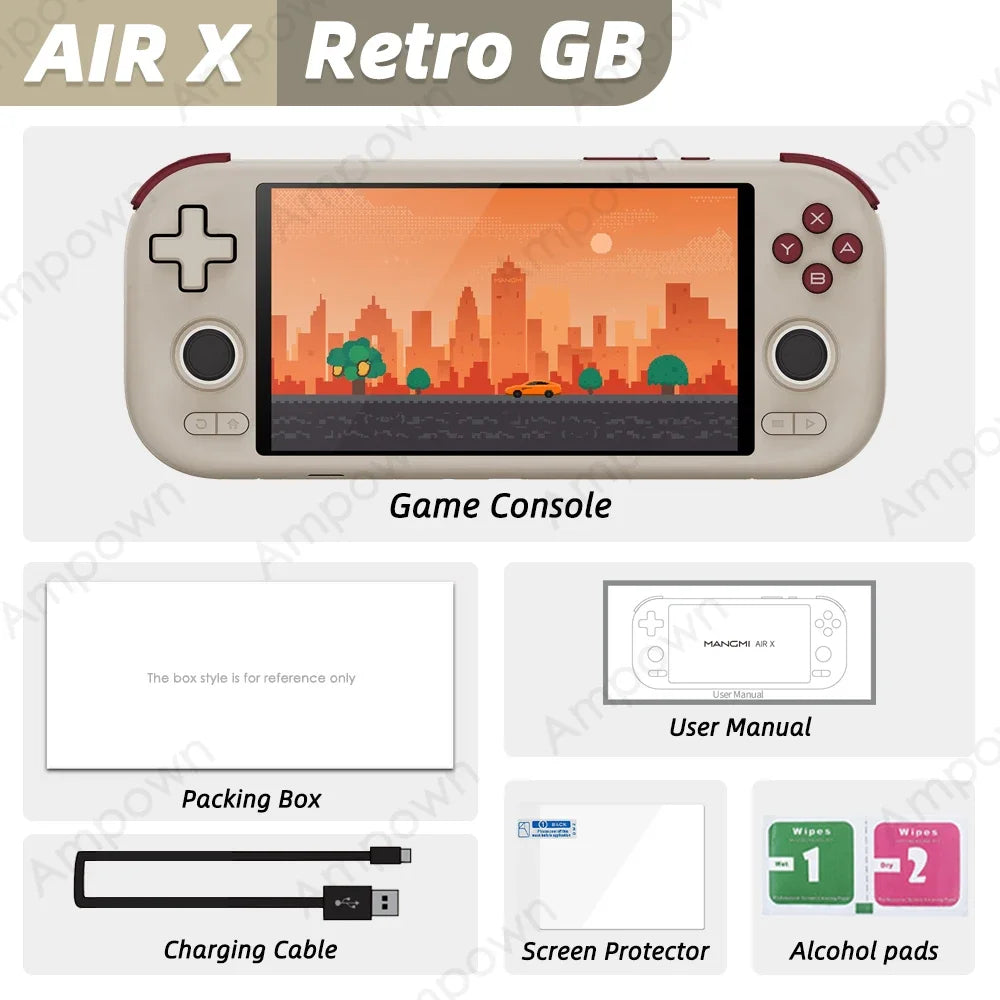 Console Portable MANGMI AIR X 5.5" Snapdragon 662 Android 14 Tactile RGB – CLEVI Paris