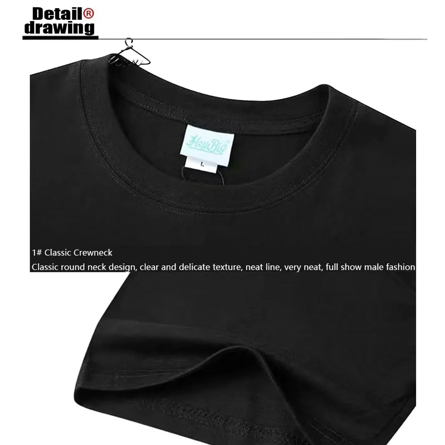 T-Shirt Homme 100% Coton Streetwear Y2K Style Japonais 3 Coloris Grandes Tailles S-5XL – CLEVI Paris