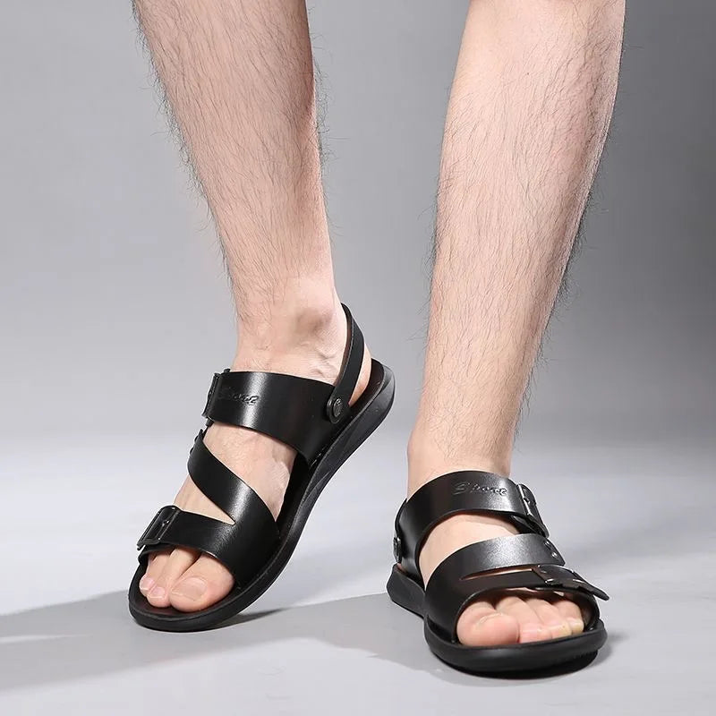 Sandales Homme Été Double Port Antidérapant Semelle Souple | Plage & Casual EU 39-48
