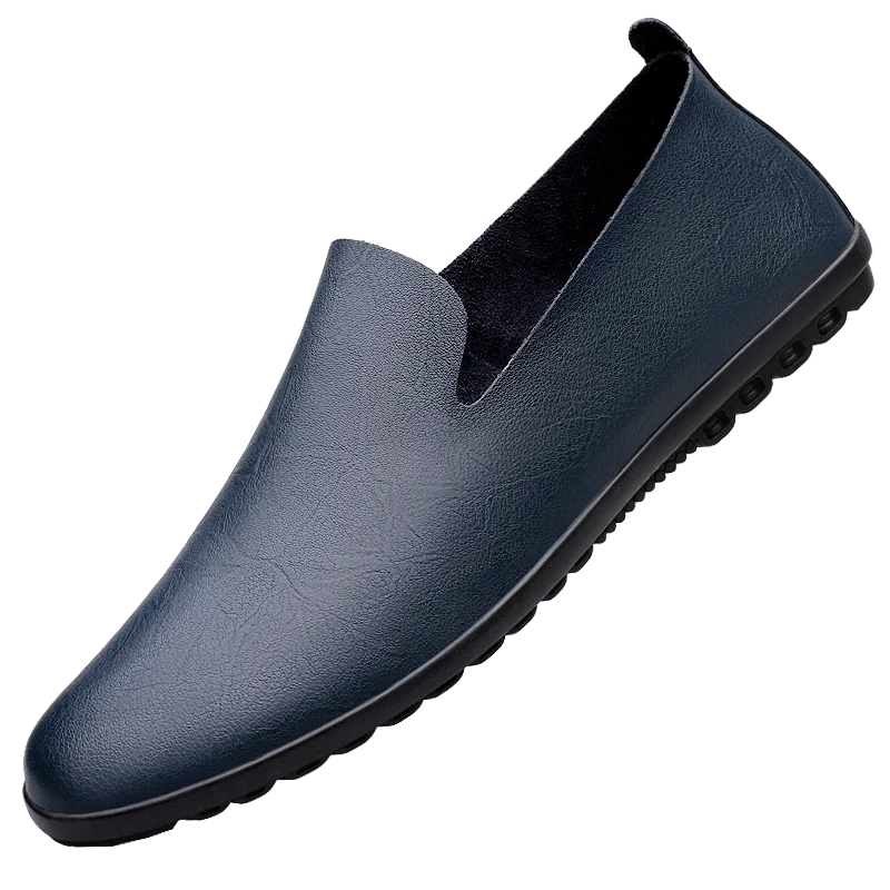 Mocassins Cuir Véritable Homme – Loafers Slip-On Respirants Casual & Formel Grandes Pointures 37–51 – CLEVI Paris