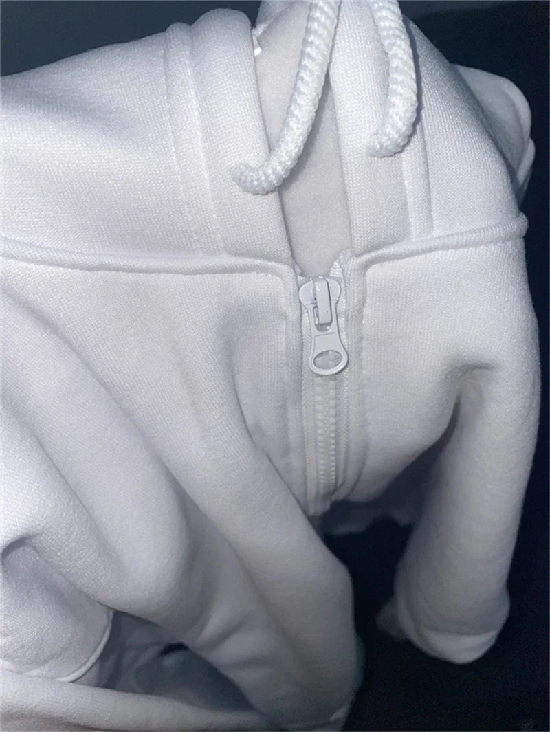 Sweat à Capuche Zippé Homme & Femme | Polyester, Coupe Loose, Casual – CLEVI Paris