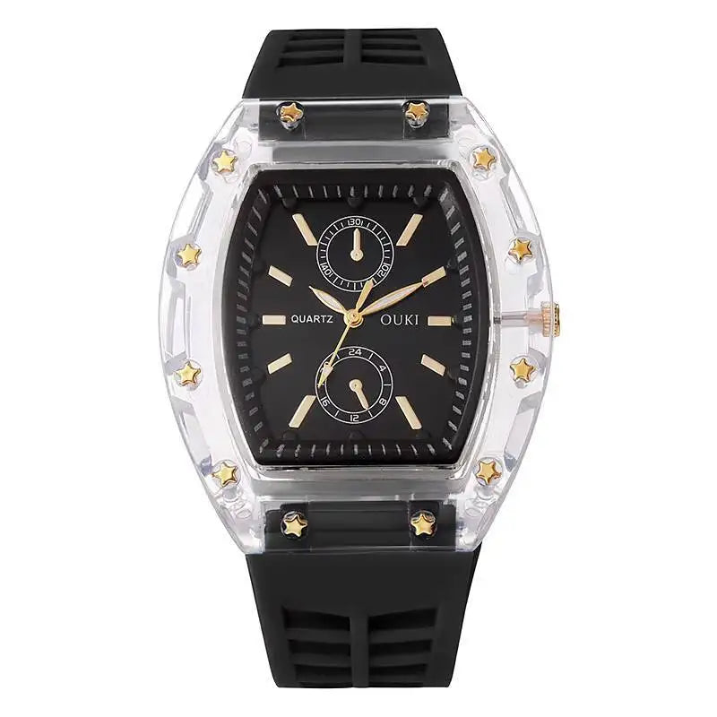 Montre Femme Quartz V248 Bracelet Silicone Boîtier Alliage 38mm Casual Fashion 6 Coloris – CLEVI Paris