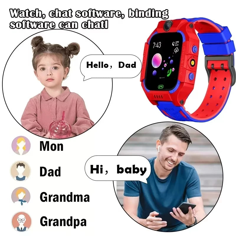 Montre Connectée Enfant Lenovo Caméra SIM GPS SOS Étanche 3-12 ans – CLEVI Paris