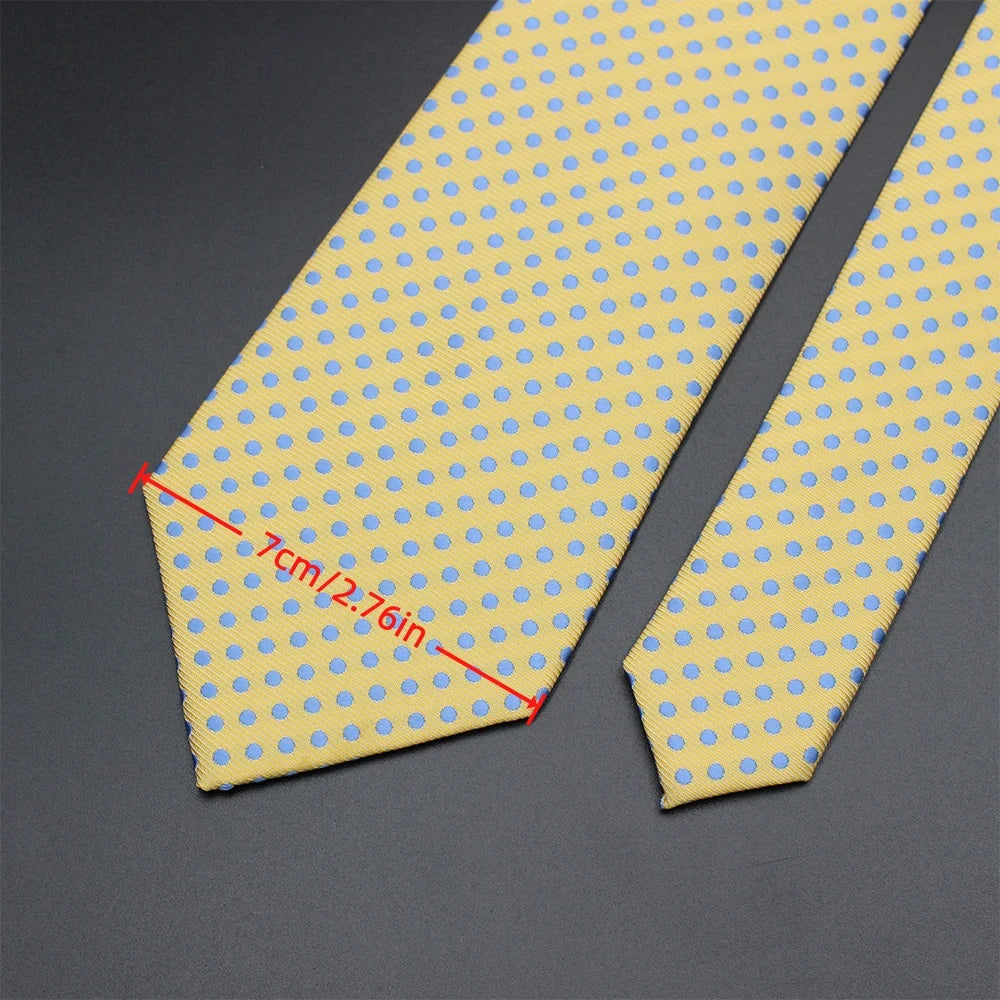 Cravate homme à pois 7 cm – CLEVI Paris