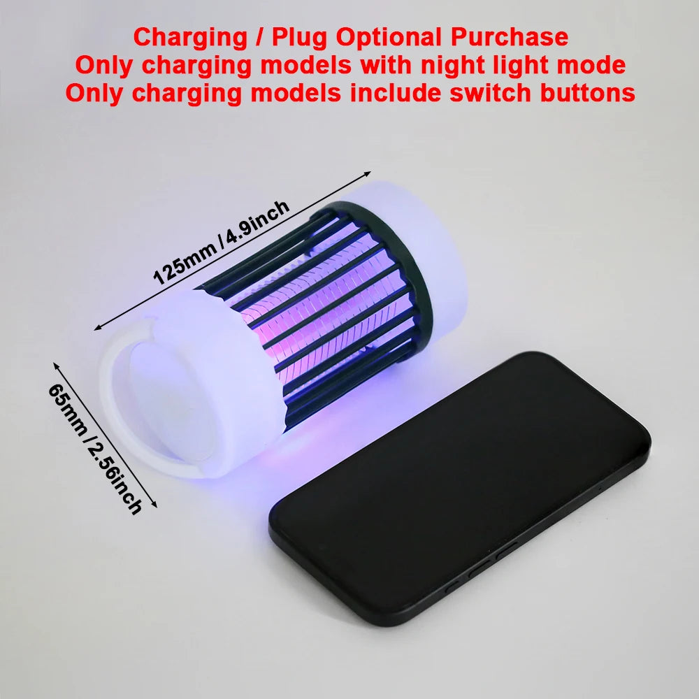 Lampe Anti-Moustiques UV Secteur ou Rechargeable Certifiée CE — CLEVI Paris