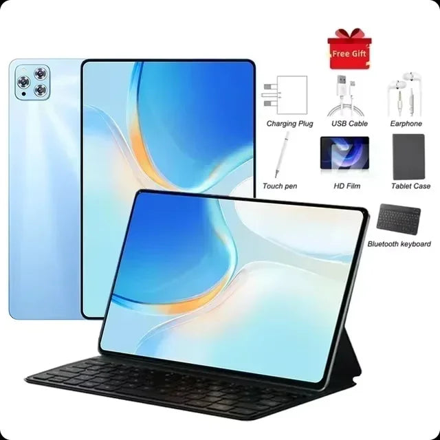 Tablette 11" Android 15 – Snapdragon 8 Gen3, 12-16Go RAM, 256Go-1To, Batterie 20000mAh, Dual SIM – CLEVI Paris