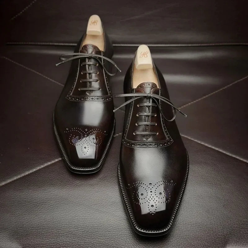 Chaussures Oxford Homme Élégantes – Lacets, Semelle Caoutchouc – CLEVI Paris