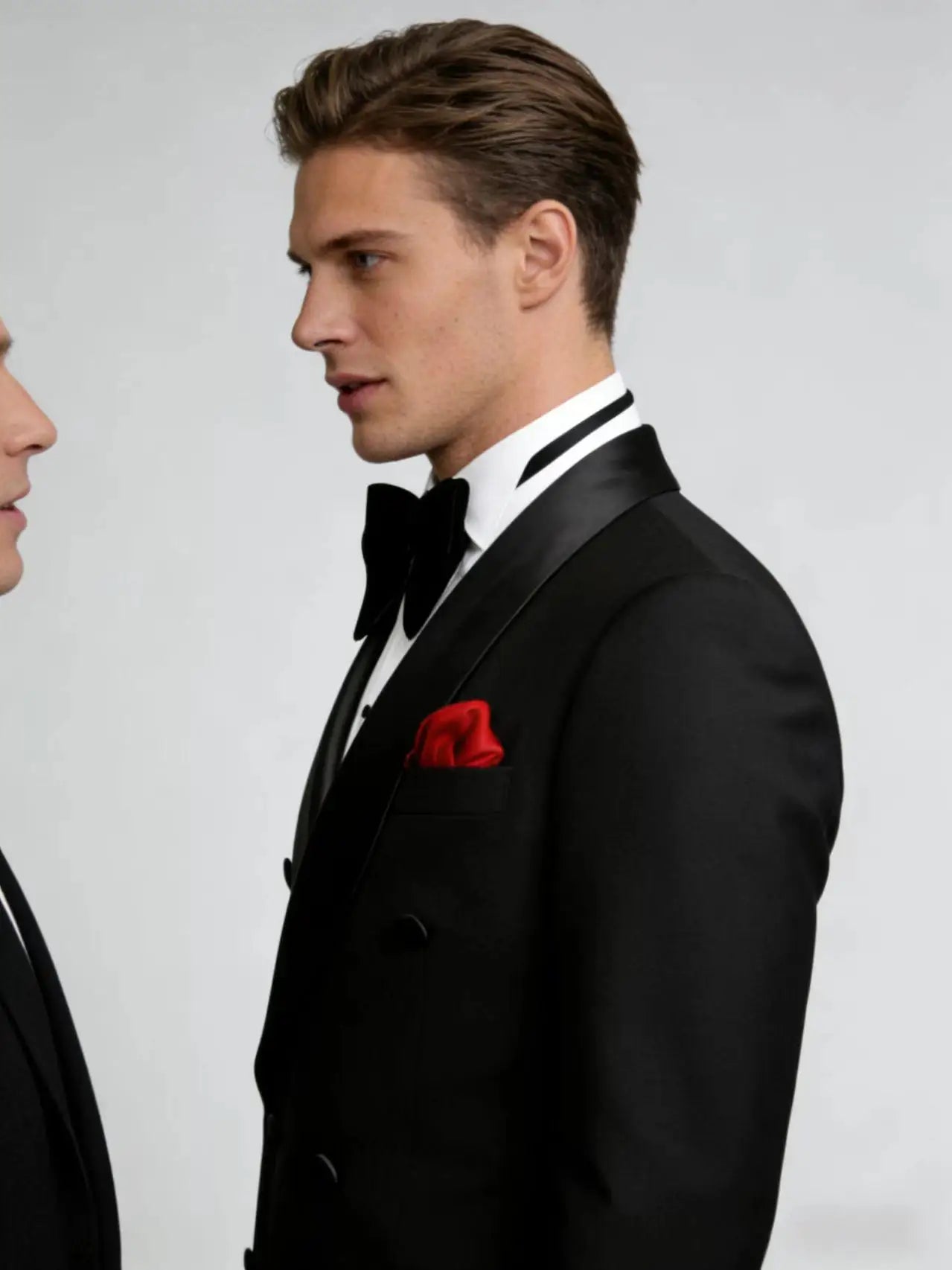 Costume Smoking Double Boutonnage Homme Slim Fit Châle Revers – CLEVI Paris