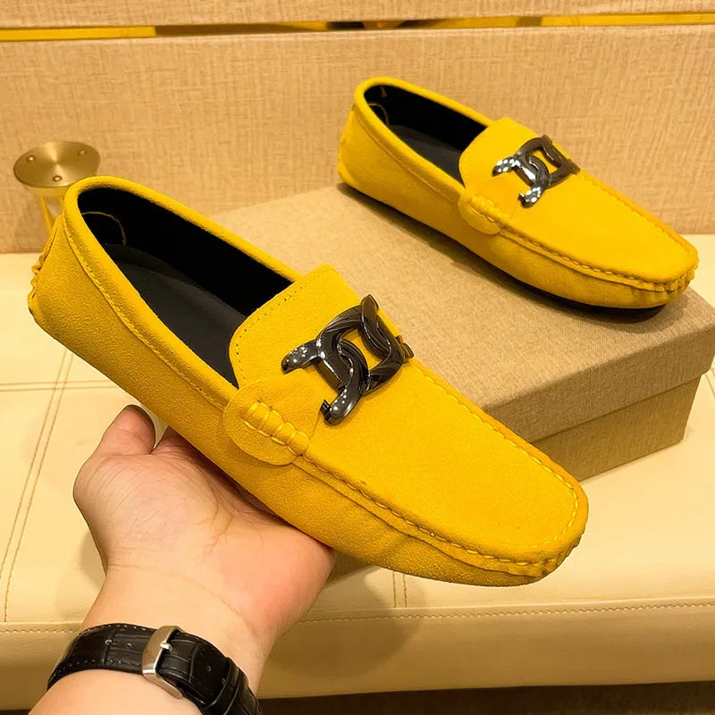 Loafers Homme Suède Grande Taille Slip-On – CLEVI Paris