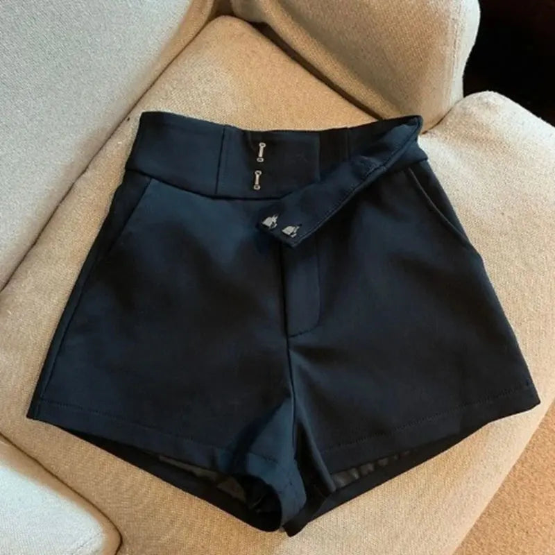 Short Femme Taille Haute à Sequins | Coupe A-Line Casual Polyester – CLEVI Paris