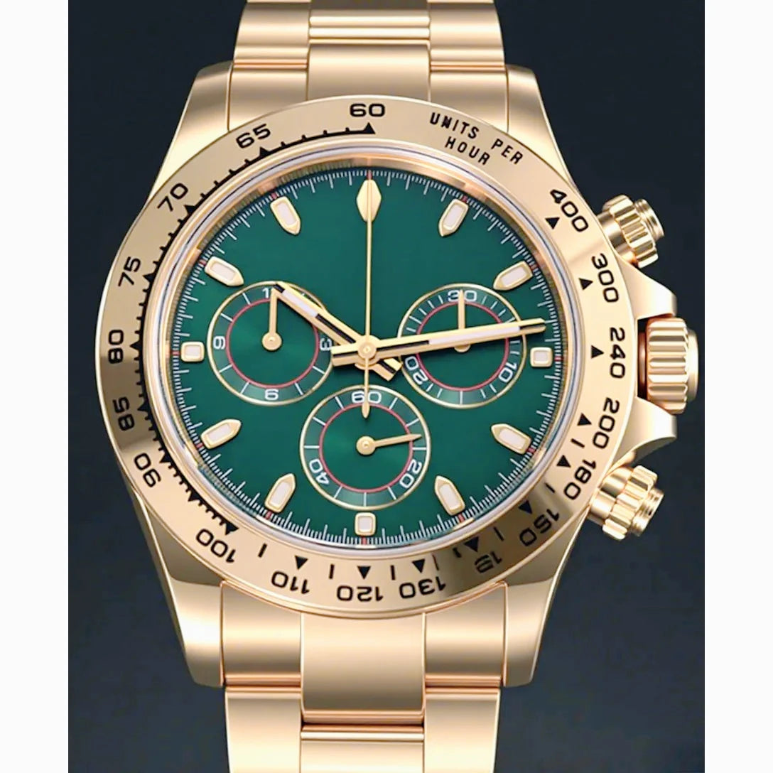 Montre Automatique Homme Acier Inoxydable 904L Calendrier Lumineuse – CLEVI Paris