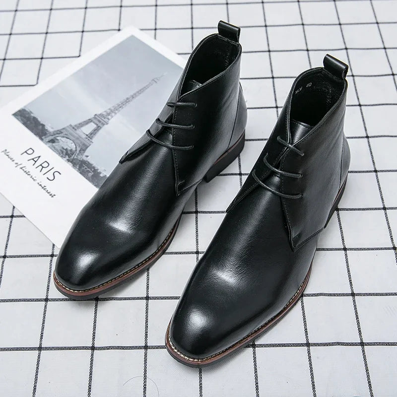 Bottines Homme Lacets Style Martin – CLEVI Paris