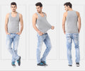 Débardeur Homme 100% Coton Slim Fit – Sport & Fitness, Sans Manches, Lot 1/3/5 Pièces
