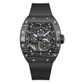 Montre Homme Automatique Squelette Tonneau Fibre de Carbone Lumineux Bonest Gatti BG9004 – CLEVI Paris