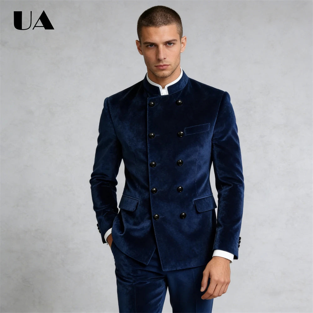 Costume Homme Croisé Coupe Moderne – CLEVI