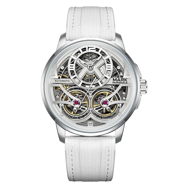 Montre Mécanique Homme Mark Fairwhale FW-6025 – Tourbillon Automatique & Bracelet Fluoro-Caoutchouc