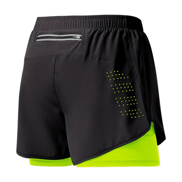 Short Running Homme Double Couche Polyester | Séchage Rapide, Fitness & Sport, 12 Coloris, Tailles S à XXL – CLEVI Paris