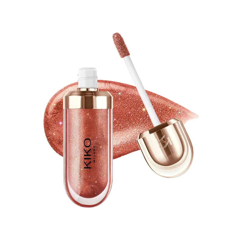 Gloss Lèvres KIKO 3D Mirror – Brillant Waterproof, Longue Tenue, 23 Teintes