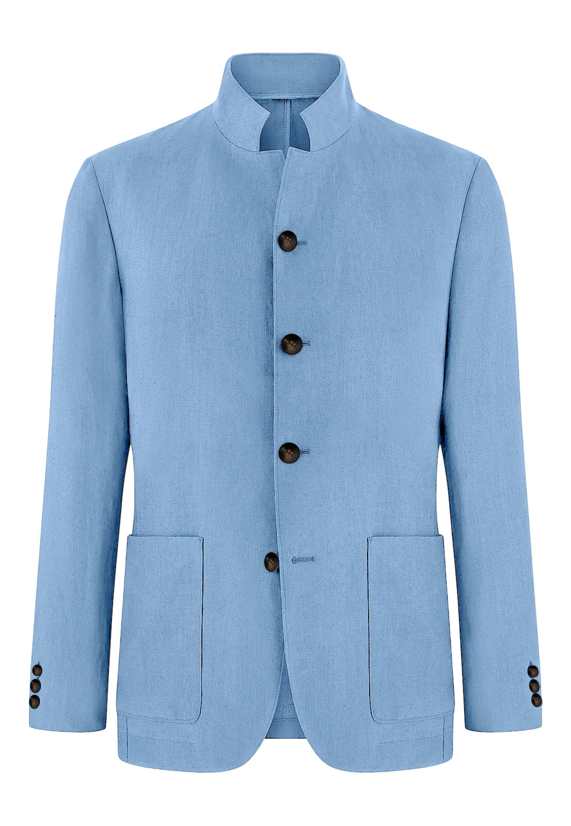 Blazer homme léger à col mandarin – CLEVI Paris