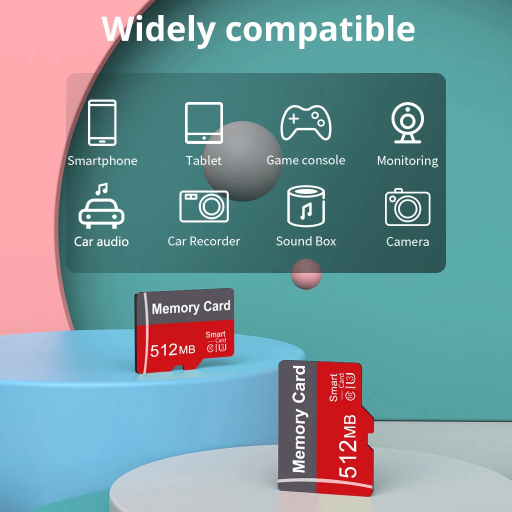 Carte Mémoire TF Micro SD Petite Capacité | Class 10 U3 V30, 64–512 Mo, Appareil Photo & Téléphone – CLEVI Paris