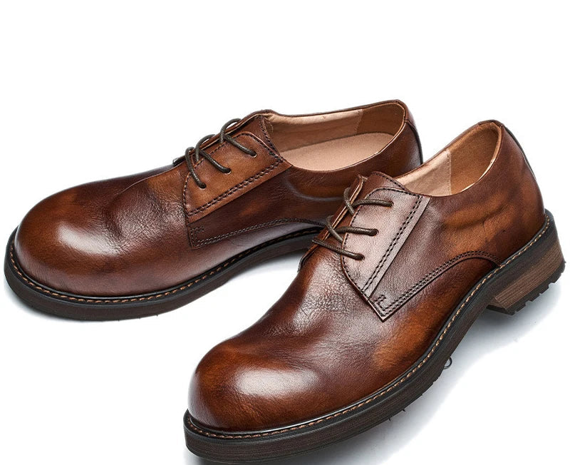 Brogues Homme Cuir Véritable Fait Main – CLEVI Paris