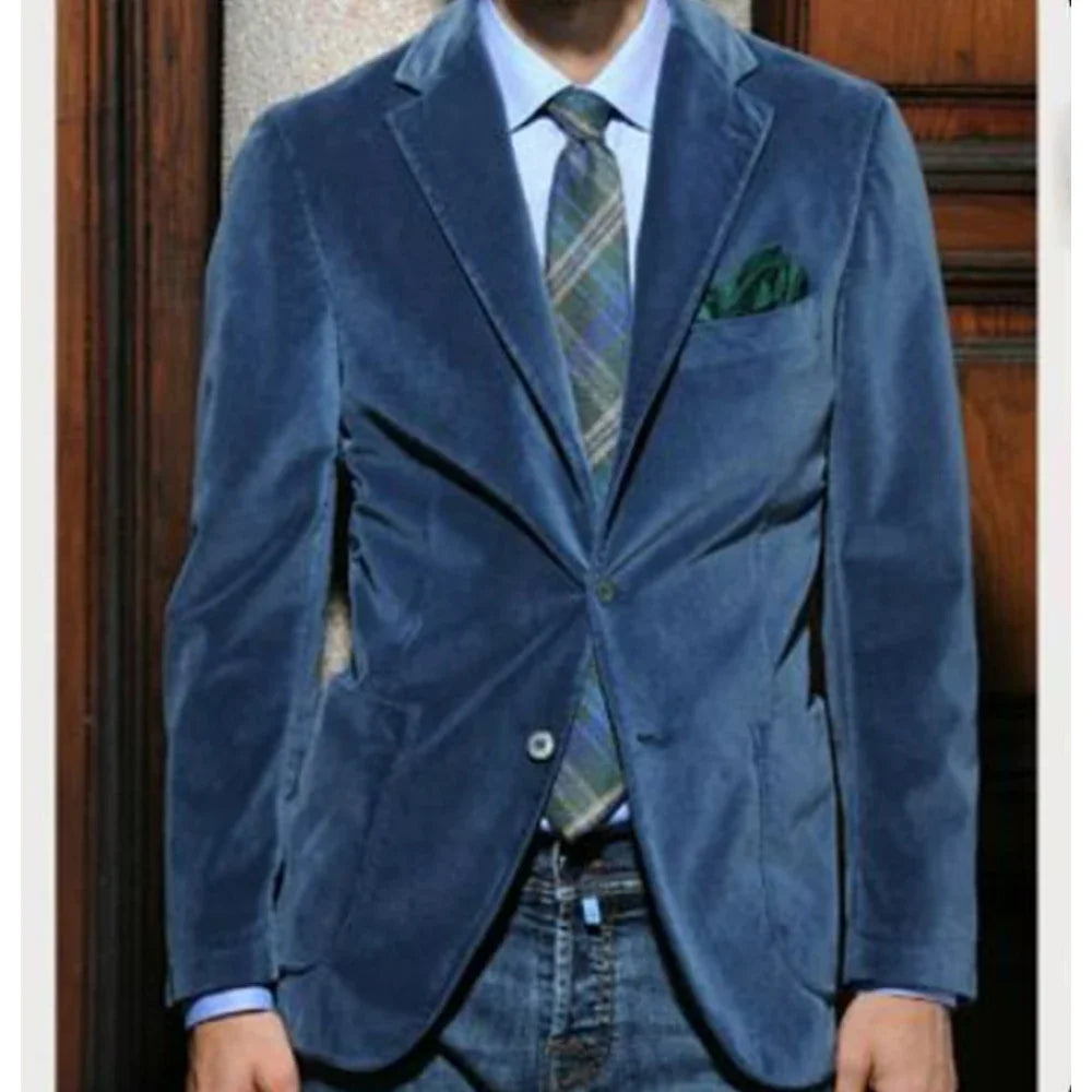 Costume Homme Velours 2 Pièces – CLEVI Paris