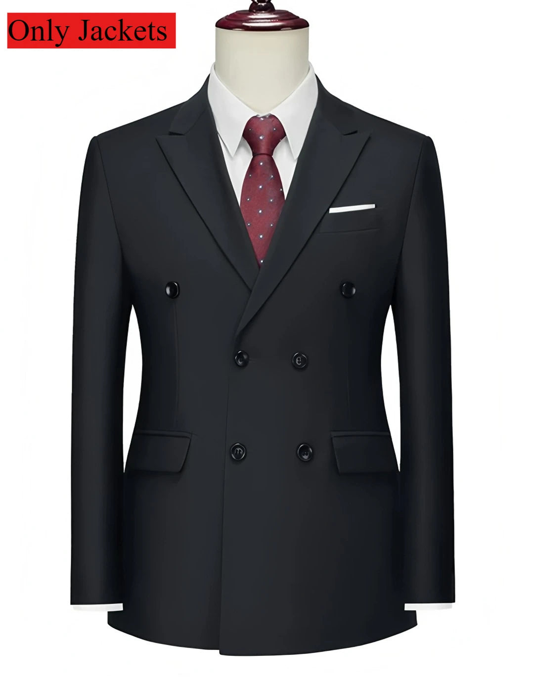 Costume homme uni double boutonnage – CLEVI Paris