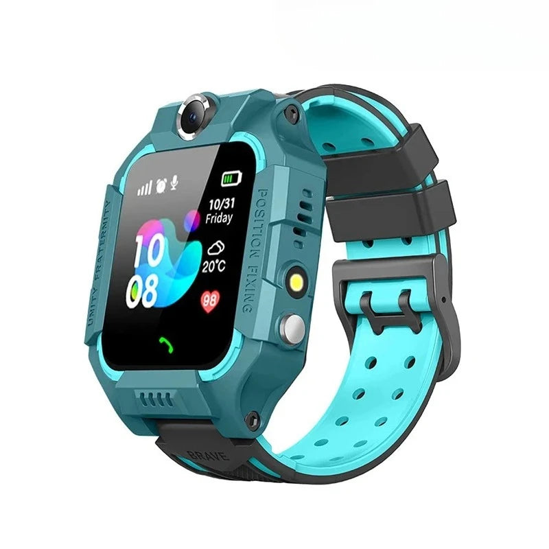Montre Connectée Enfant GPS 4G – Appels Bidirectionnels Caméra SOS Géofencing IP67 App Hryfine 3–12 Ans – CLEVI Paris