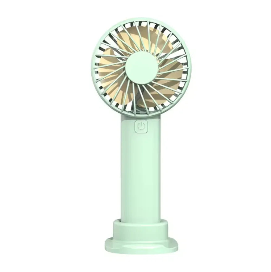 Mini Ventilateur USB Rechargeable avec Support Téléphone — CLEVI Paris